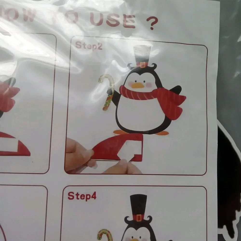 Leinuosen 10 Piece Penguin Honeycomb Centerpiece‎ Christmas Holiday Snowman